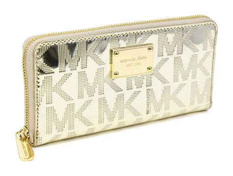 michael kors pale gold wallet|mk wallets clearance.